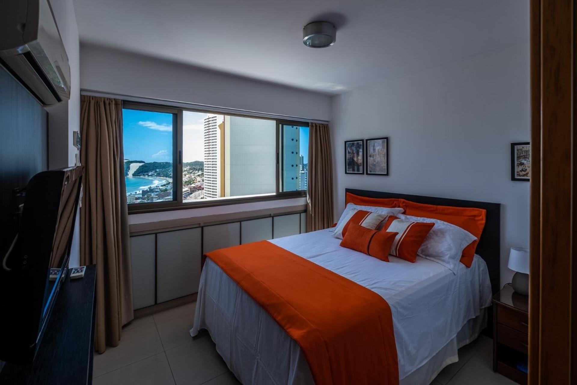 Flat Com 2 Quartos E Vista Mar Da Praia De Pontanegra-Wifi 300 Mb-Garagem-Familia-Criancas-Piscina-Pet Friendly Natal Exterior foto