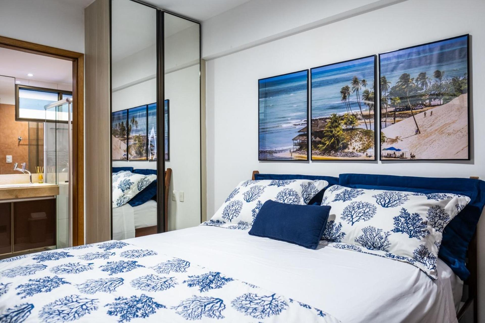 Flat Com 2 Quartos E Vista Mar Da Praia De Pontanegra-Wifi 300 Mb-Garagem-Familia-Criancas-Piscina-Pet Friendly Natal Exterior foto