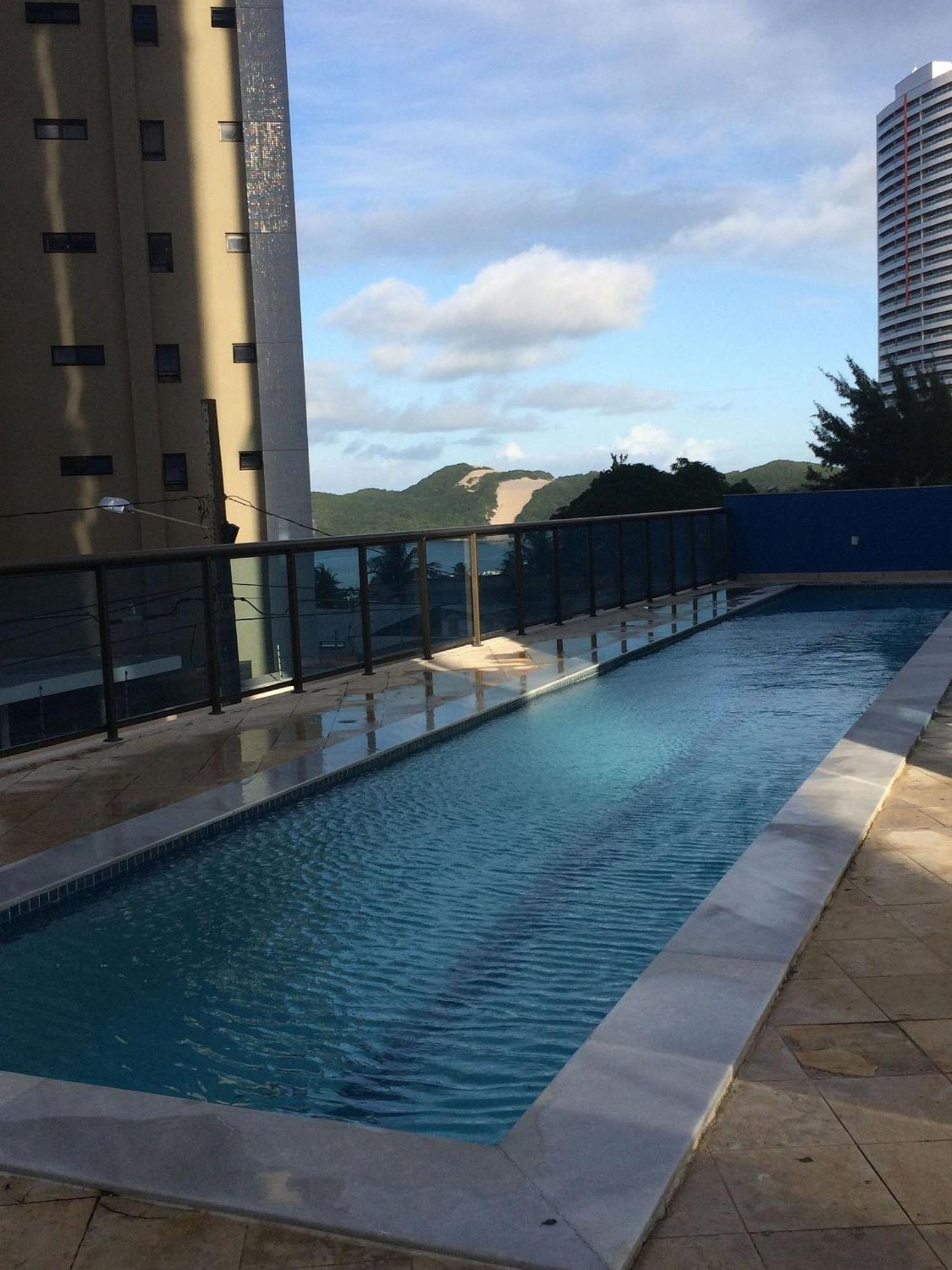 Flat Com 2 Quartos E Vista Mar Da Praia De Pontanegra-Wifi 300 Mb-Garagem-Familia-Criancas-Piscina-Pet Friendly Natal Exterior foto